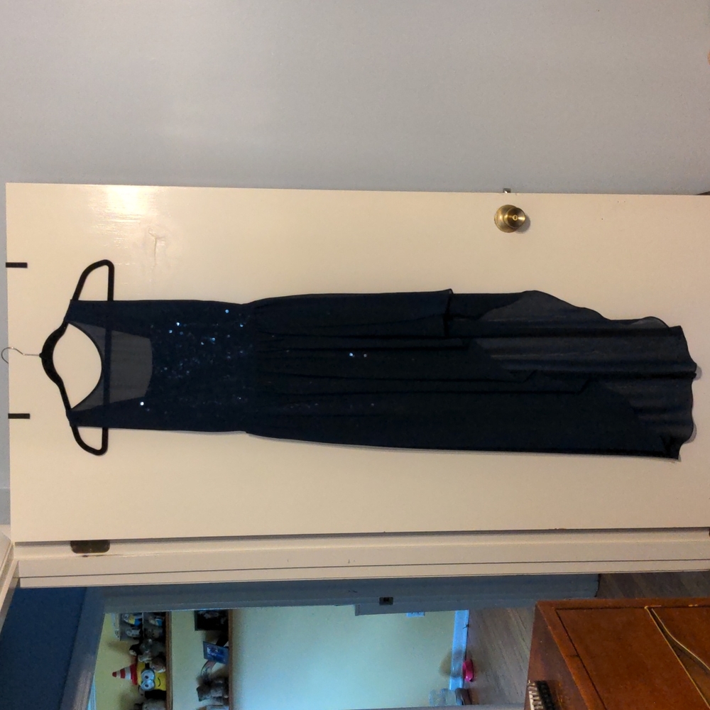 BCBG Max Azria sequined Hi-Lo dress